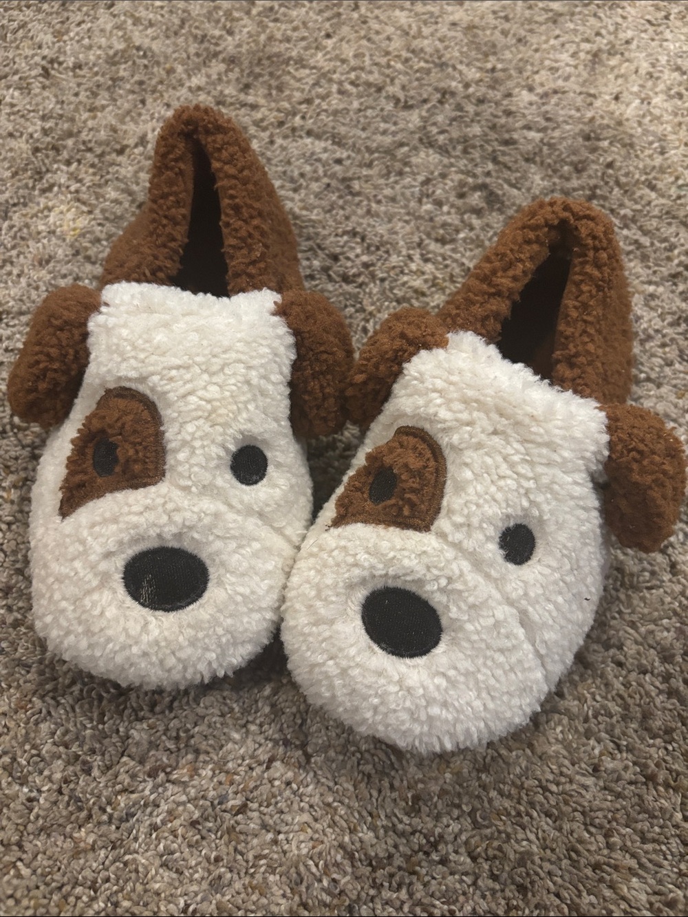 wonder nation Plush Dog Face Slippers